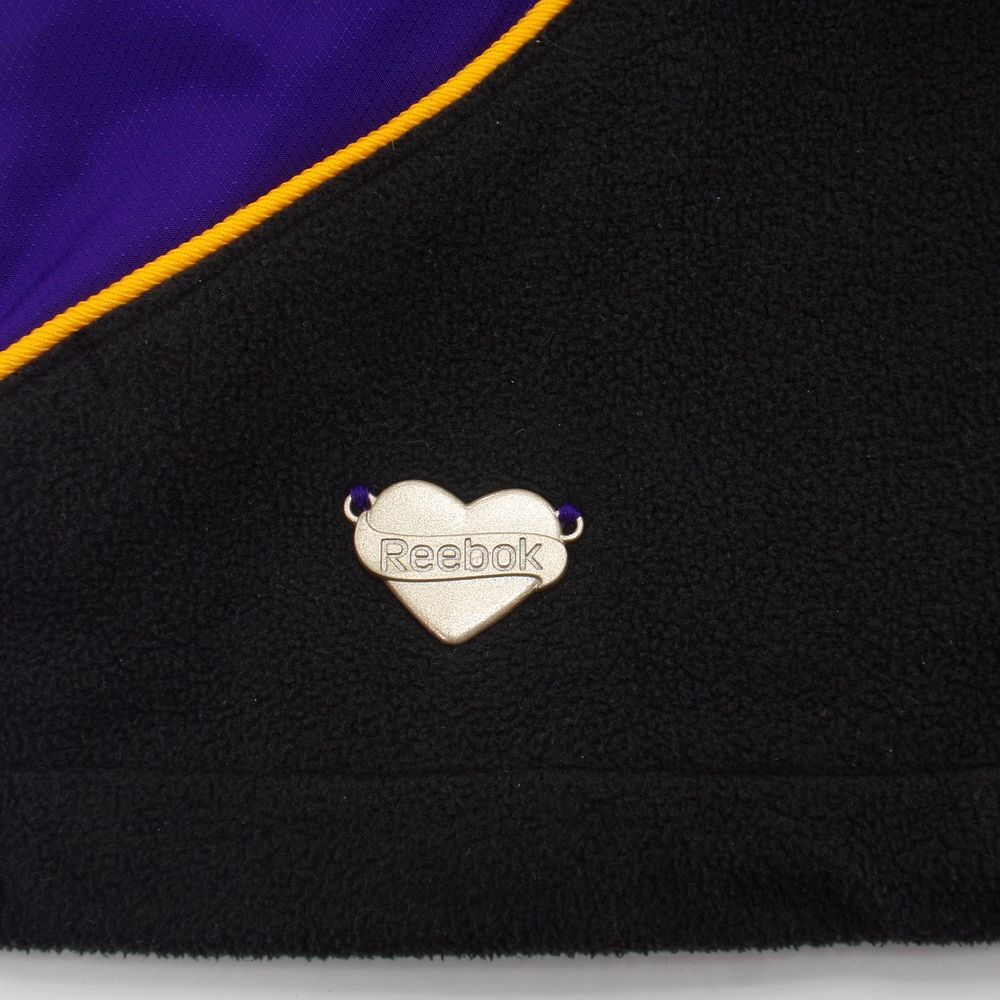 Reebok NFL Minnesota‎ Vikings Full Zip Fleece Jacket Purple Team Apparel - S - Picture 6 of 9